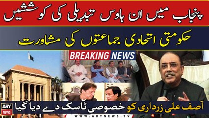 In-house conversion efforts in Punjab, Important task given to Asif Ali Zardari