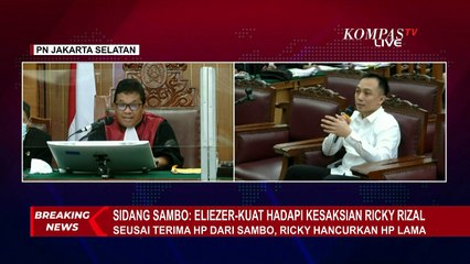 Amankan Dokumen Pribadi, Ricky Rizal Hancurkan HP Lama Seusai Terima HP dari Ferdy Sambo!