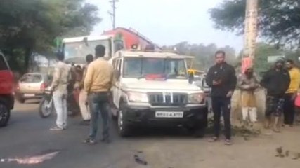 उज्जैन:डंपर की चपेट में आने से युवती की मौत देवास रोड की घटना