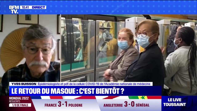 Covid-19: l'épidémiologiste Yves Buisson appelle les Français au bon sens et à porter le masque