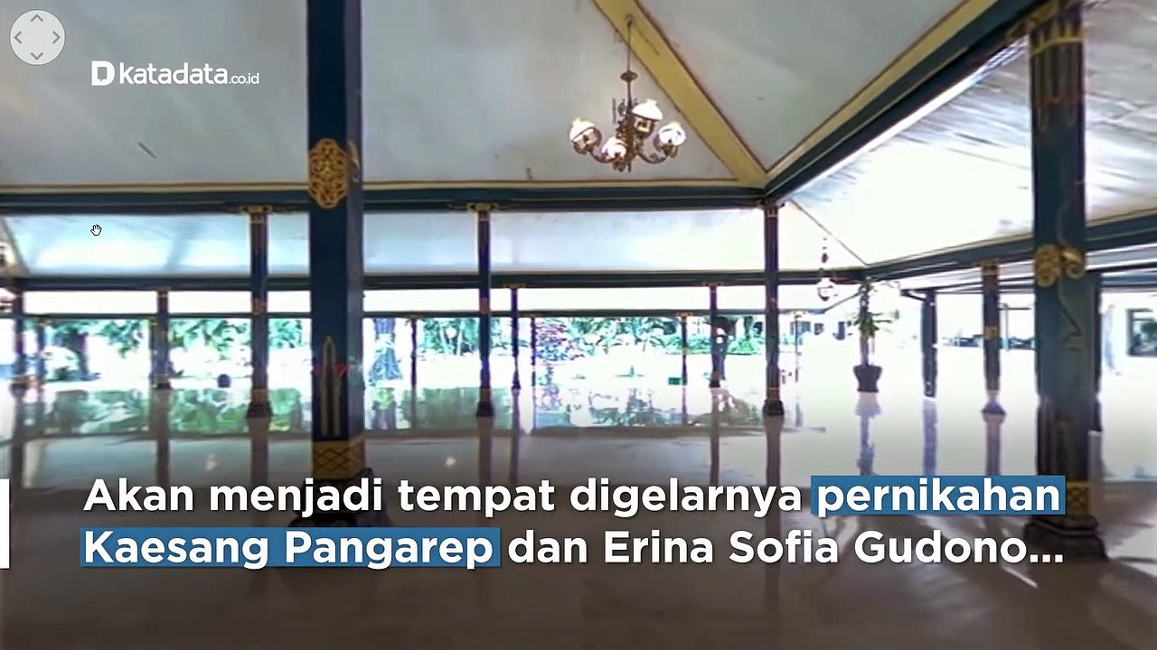 Pernikahan Kaesang Pangarep Akan Digelar di Pendopo Ambarrukmo