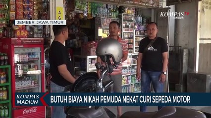 Butuh Biaya Nikah Pemuda Nekat Curi Sepeda Motor