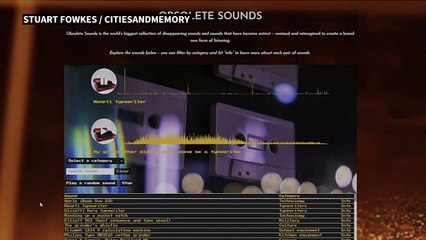 UK-based sound artist aims to save world's 'disappearing' noises