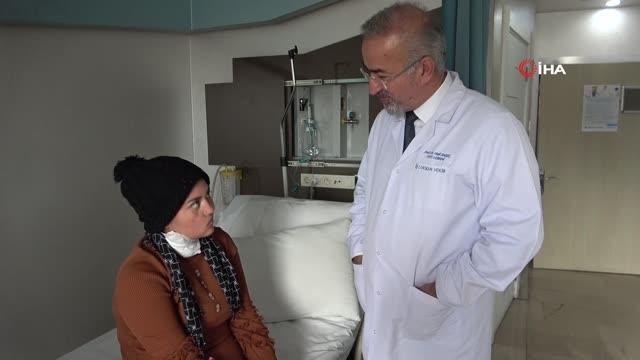 Mersinli hasta Lokman Hekim Van Hastanesi'nde sağlığına kavuştu