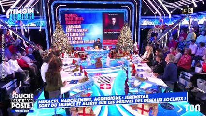Jeremstar raconte dans TPMP les lettres horribles qu'il reçoit