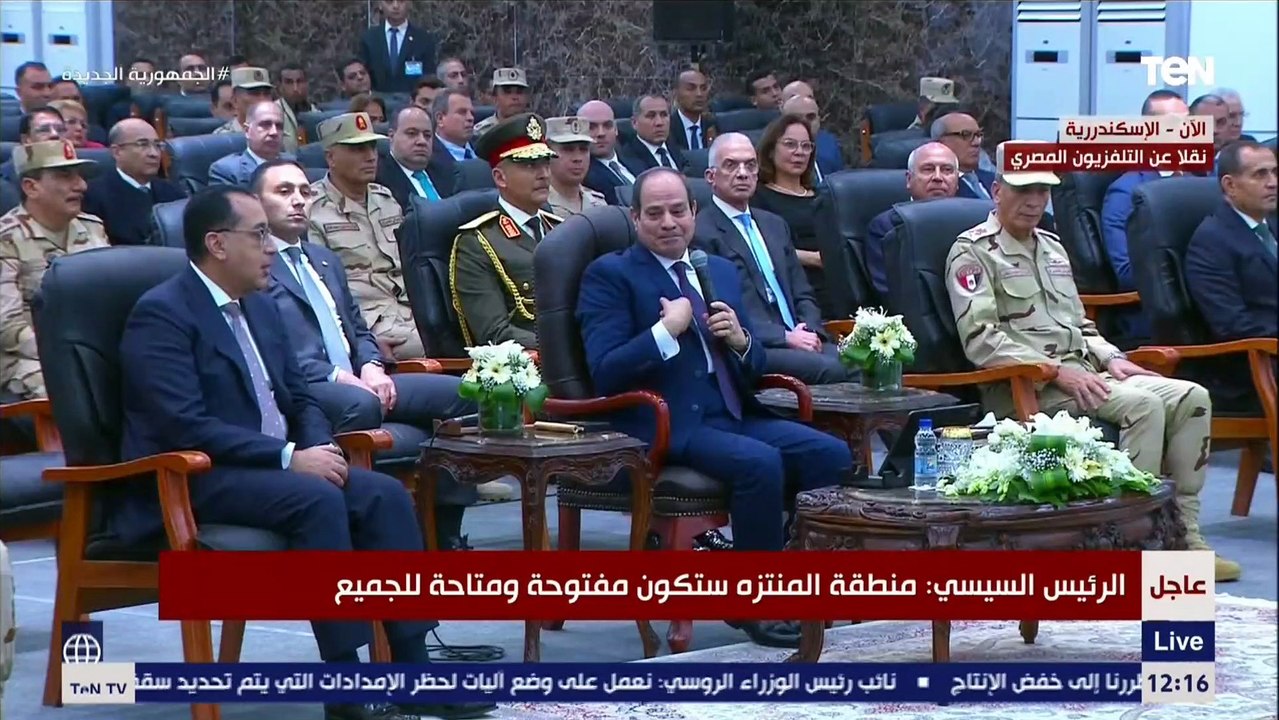 السيسي لـ "المصريين": انتوا مالكوا خايفين كده ليه احنا بنعمل حاجة حلوة قوي والله