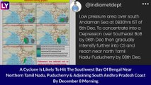 Cyclone Mandous: Cyclonic Storm Likely To Hit Tamil Nadu, Puducherry & Andhra Pradesh On December 8