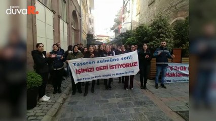 Evde Bakım İşçileri yeniden belediye önünde: Verilen sözler tutulsun