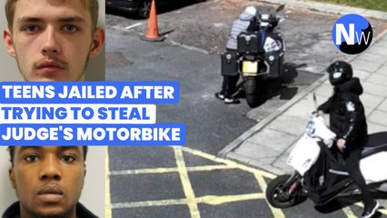 Teens jailed after trying to steal judge's motorbike