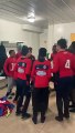 Célébration de la victoire pour les U14