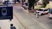Restorandan köpek hırsızlığı güvenlik kamerasınca kaydedildi