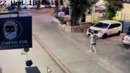 Restorandan köpek hırsızlığı güvenlik kamerasınca kaydedildi