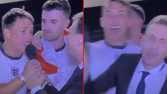 İsrailli muhabir canlı yayında İngiliz taraftarın söylediği 2 kelimeyle neye uğradığını şaşırdı