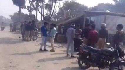 बहराइच: मारपीट एवं उपद्रव के मामले में पांच गिरफ्तार, गांव में भारी पुलिस बल तैनात