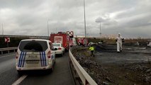 Kuzey Marmara Otoyolu’nda kimyasal madde paniği