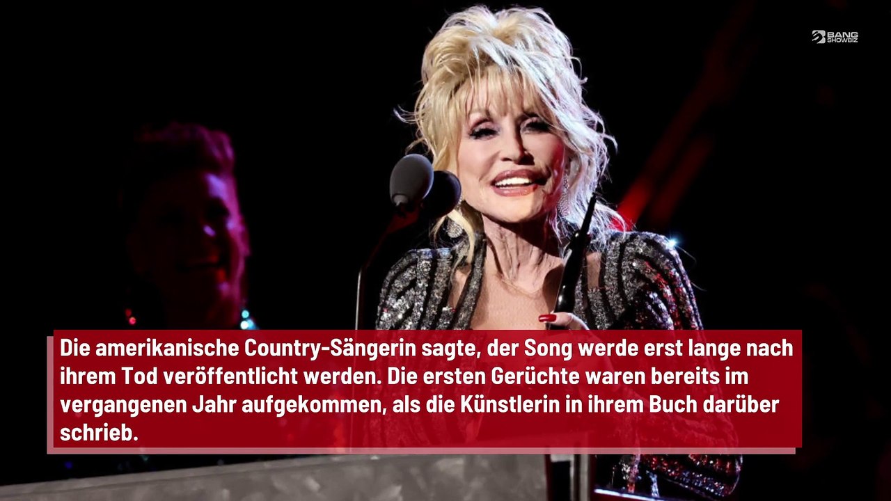 Dolly Parton: Geheimer Song wird im Jahr 2045 veröffentlicht