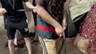 Chinese rubber band game's -- Chinese funny video's -- chinese belt Fighting challenges
