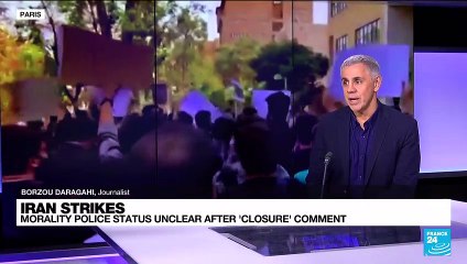 Iran strikes, morality police status unclear after 'closure' comment