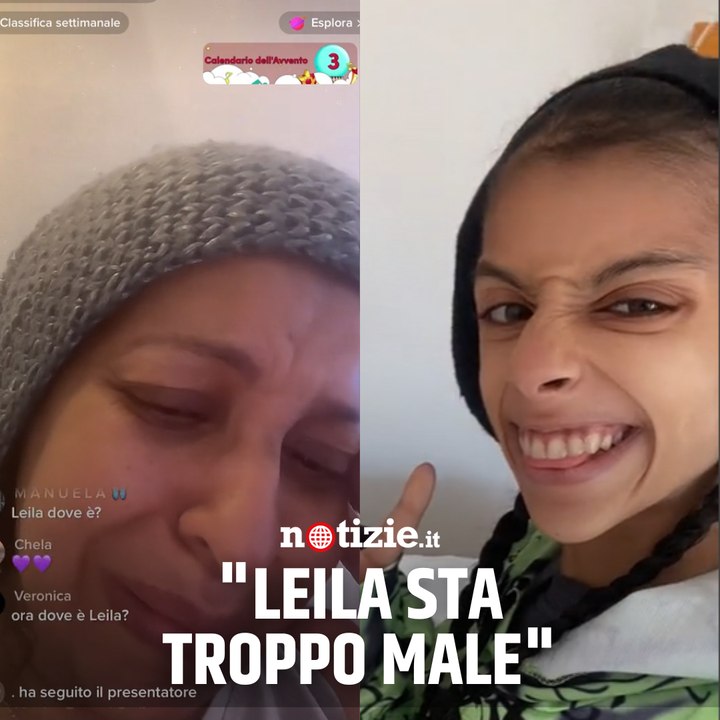 La mamma della tiktoker Leila spiega ai fan: "Sta troppo male"