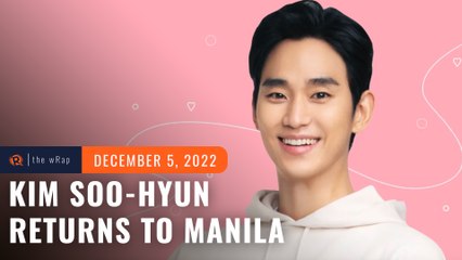 Kim Soo-hyun is coming back to Manila