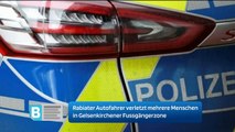 Rabiater Autofahrer verletzt mehrere Menschen in Gelsenkirchener Fussgängerzone