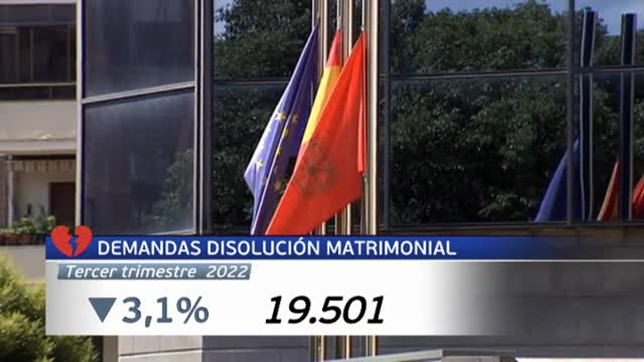 Menos divorcios y separaciones en España