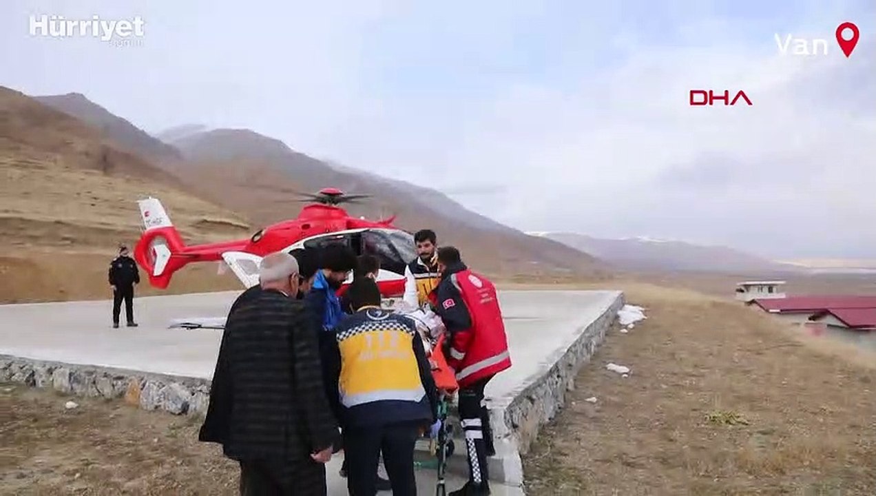 Liseli Hilal 40 dakikalık kalp masajıyla hayata döndürüldü, ambulans helikopterle sevk edildi
