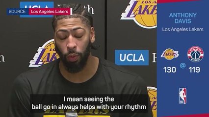 Davis focused on team achievements as 'MVP' chants boom courtside