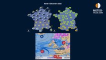 prévisions meteo villes du lundi 5 décembre 2022