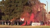 Torino, corteo degli anarchici dal Tribunale al centro per processo a Cospito