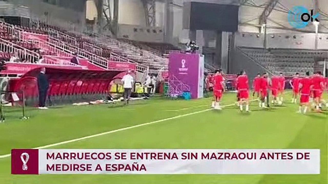 Marruecos se entrena sin Mazraoui antes de medirse a España