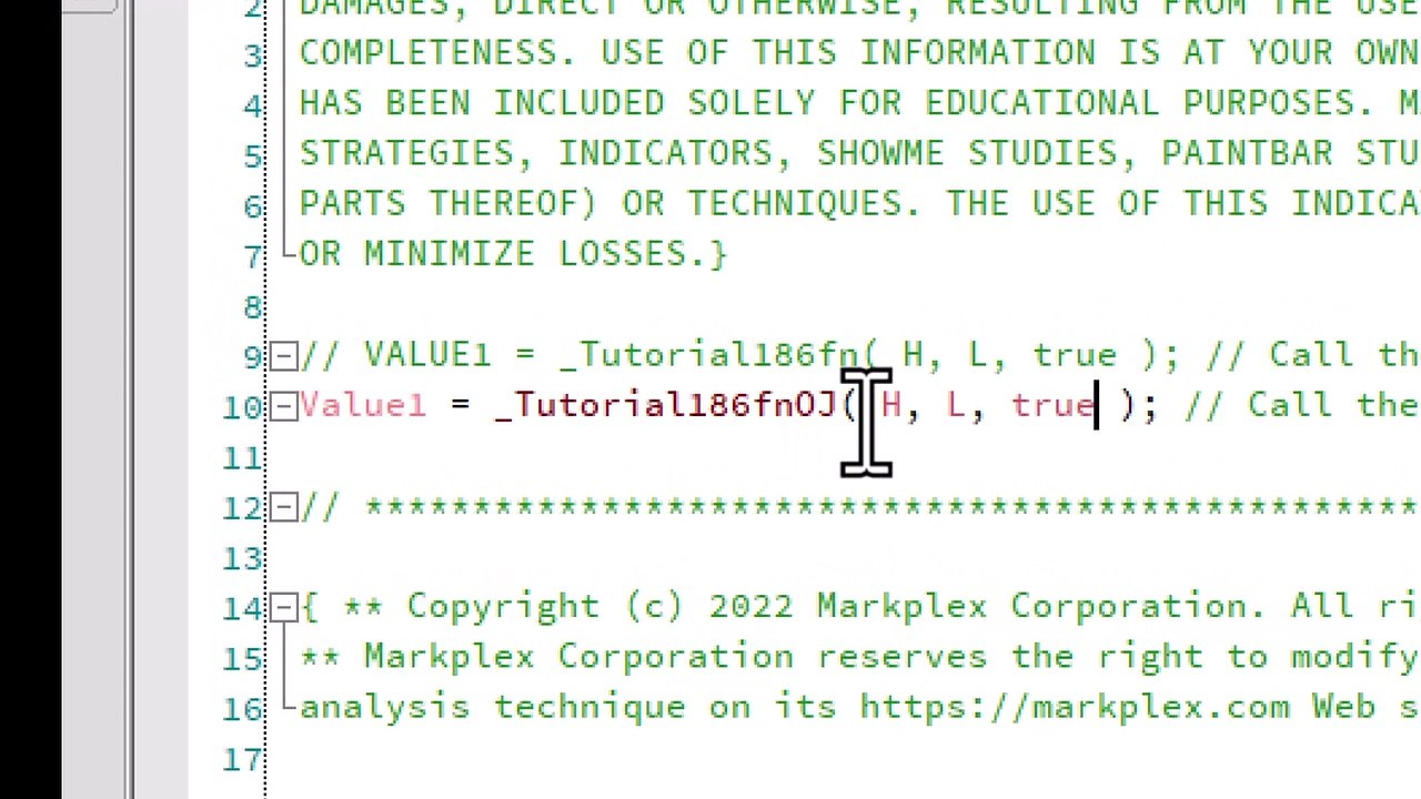 Tutorial 186 | Inside and outside bar high and low lines | Part 3: Function using Drawing Objects