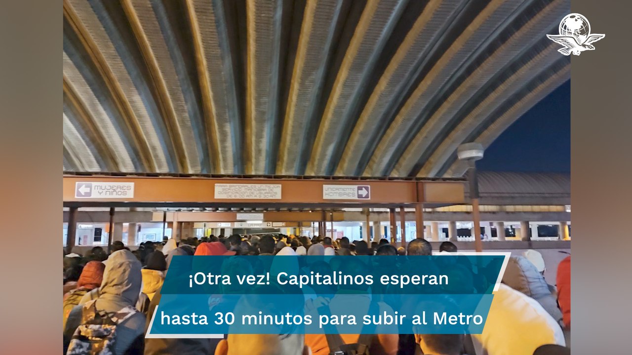 Usuarios reportan retrasos de hasta 30 minutos en la Línea A del Metro