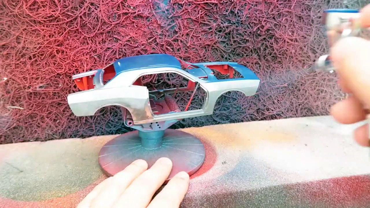 Diecast Model Car Restoration Dodge Challenger SRT Customization 