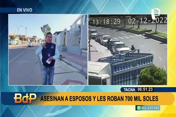 Pareja fue asesinada a balazos dentro de auto en Tacna: responsables habrían sido identificados