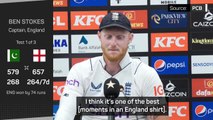 'One of my best days!' - Stokes inspires England to historic Pakistan win