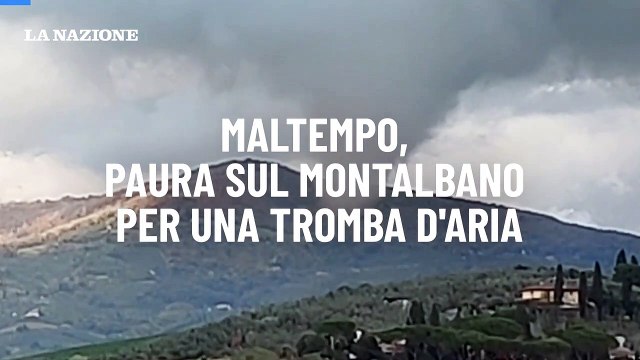 Maltempo, paura sul Montalbano per una tromba d'aria