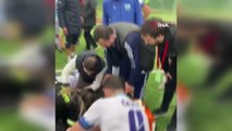 Futbolcular gözyaşlarına boğuldu... Dili boğazına kaçan sporcuya erken müdahale hayat kurtardı
