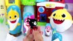 Pinkfong Baby Shark Bath Paint & Squirt Toy Surprises, Play Doh Lids and Nesting Dolls