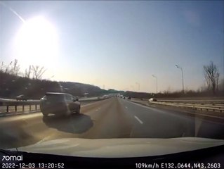 Petite surprise sur la route... Grosse frayeur