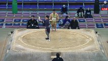 Jonokuchi Yusho - Oyamazakura(Jk1e) vs Takerufuji(Jk15w) - Kyushu 2022, Day 13