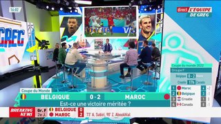 Belgique 0-2 Maroc - Le débrief du match (Coupe du monde 2022)