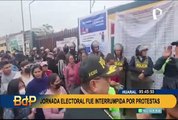 Segunda vuelta: jornada electoral en Huaral fue interrumpida por protestas