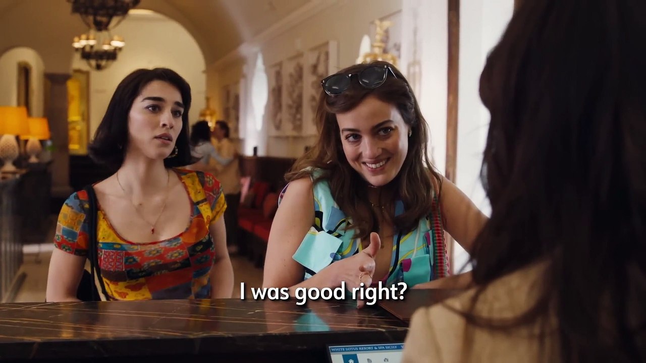 The White Lotus S02E07 Byg Finale - Theo James, Aubrey Plaza