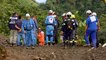 Colombie: les secours travaillent avec des pelleteuses sur le site d'un glissement de terrain