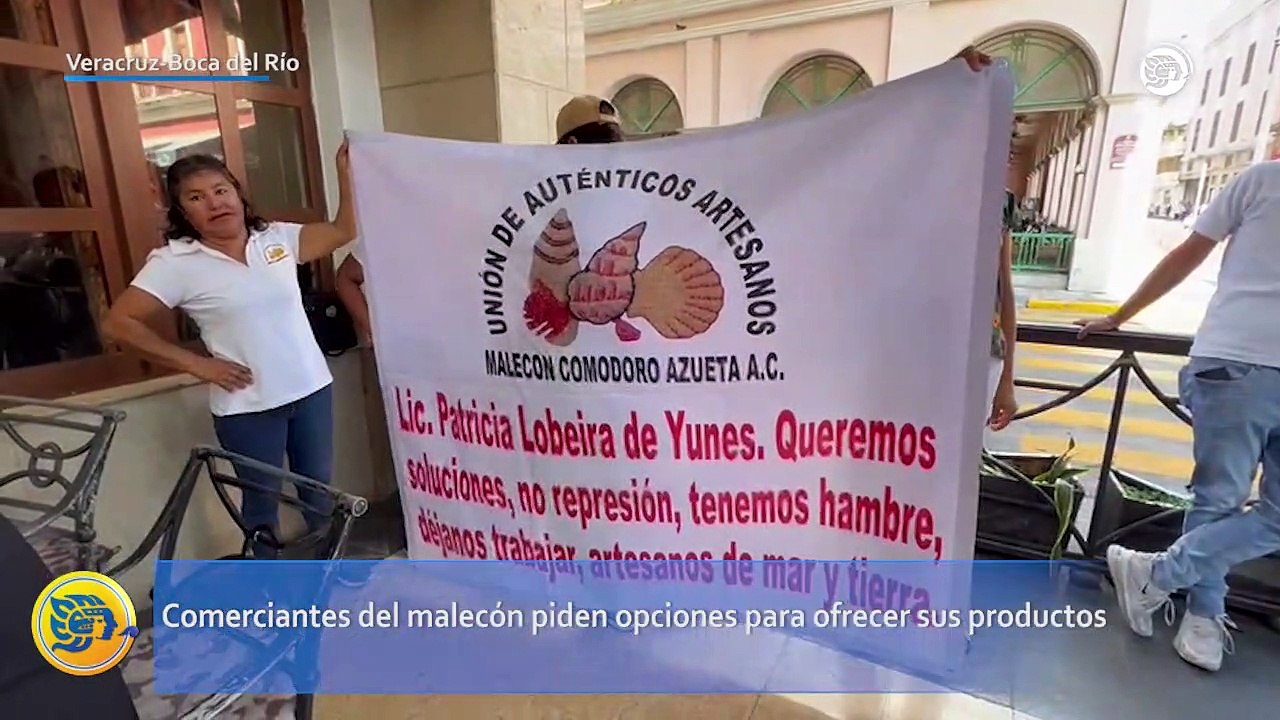 Somos madres y necesitamos trabajar: artesanas piden reinstalación en Veracruz
