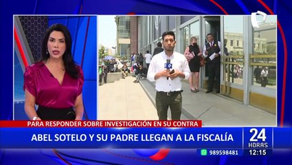 Betssy Chávez: Abel Sotelo y su padre llegan a Fiscalía a declarar por presunto favorecimiento