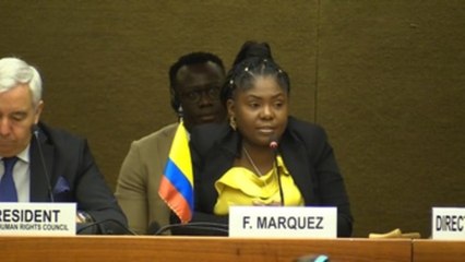 Francia Márquez pide a la ONU reparaciones históricas a los afrodescendientes