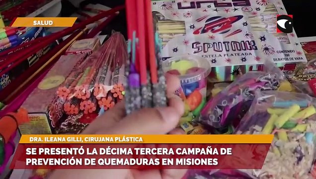 Se presentó la Décima Tercera Campaña de Prevención de Quemaduras en Misiones