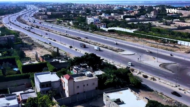 تصوير جوي لوصلة الكافوري بالاسكندرية بعد أعمال التطوير